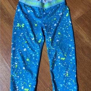 Under Armour Blue and Green Leggings